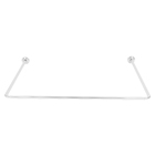 Varão para Cortina de Banheiro Universal Cromada Sensea