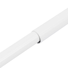 Varão para Cortina de Banheiro Extensível Aço Branco Maxeb