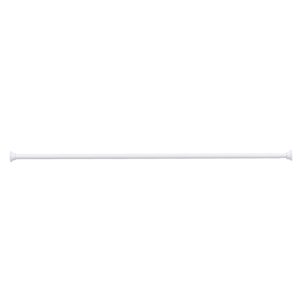 Varão para Cortina de Banheiro Extensível de 120cm a 220cm Branco Sensea