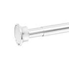 Varão para Cortina de Banheiro Extensível de 1,20m a 2,20m Cromada Sensea