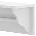 Varão Porta Fraldas E Prateleira Quarto Infantil 100% Mdf - B