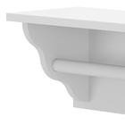 Varão Porta Fraldas E Prateleira Quarto Infantil 100% Mdf - B