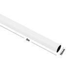 Varão Vinila Aço 3,00m Branco 19mm