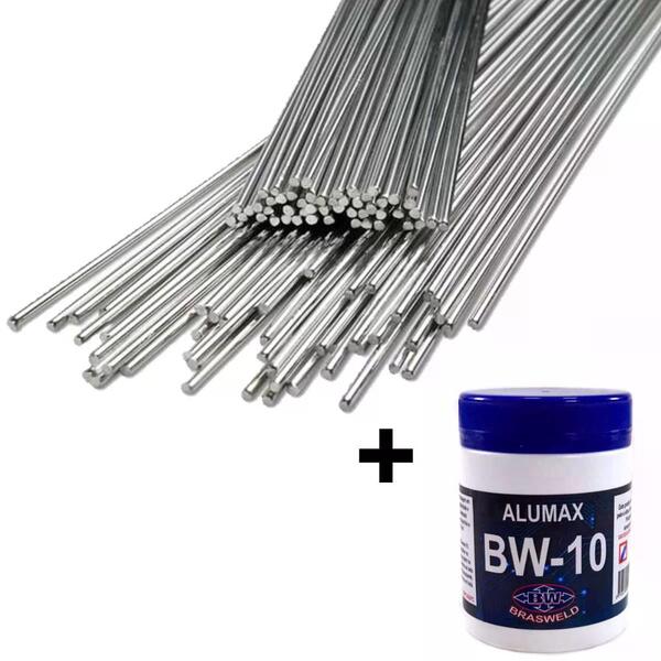 Vareta De Solda Tig Alumínio Er4043 1,6mm Embalagem Com 1kg -