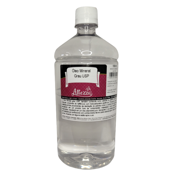 Vaselina Líquida (óleo Mineral) 1 Litro - Sem Cheiro/sem Cor