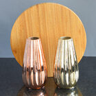 Vasinho Canelado Rosegold Ou Dourado 13cm Cobre