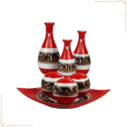 Vasinhos Kit 7 Peças Para Decoração De Mesa Ambiente Enfeite