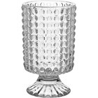 Vaso 18x10x10cm Vidro Transparente