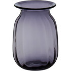 Vaso 18x11x11cm Vidro Roxo