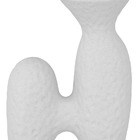 Vaso 20x15x15cm Cerâmica Branco