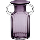Vaso 20x15x15cm Vidro Roxo