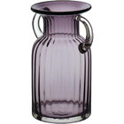 Vaso 20x15x15cm Vidro Roxo