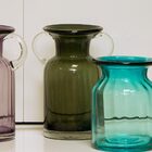 Vaso 20x15x15cm Vidro Verde