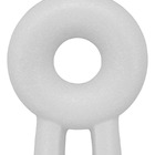 Vaso 23x15x15cm Cerâmica Branco