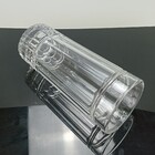 Vaso 24x10x10cm Vidro Transparente