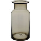 Vaso 24x12x12cm Vidro Âmbar