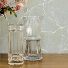 Vaso 27x13x13cm Vidro Transparente