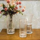 Vaso 29x12x12cm Vidro Transparente