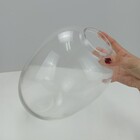 Vaso 30x20x20cm Vidro Transparente