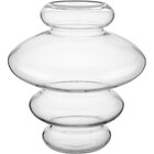 Vaso 30x28x28cm Vidro Transparente