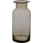 Vaso 31x13x13cm Vidro Âmbar