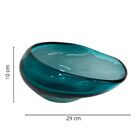 Vaso Abstrato Moderno Azul De Persia Coleção Limitada