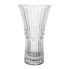 Vaso Acinturado De Cristal Para Flores - Transparente 24cm