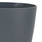 Vaso Acqua Auto Irrigavel 12 x 14 cm Grafite Vasart