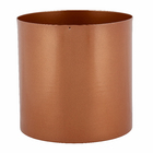 Vaso Alumínio Cachepot 20x20cm Cobre Vasart
