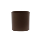 Vaso Alumínio Cachepot 20x20cm Marrom Vasart