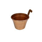 Vaso Alumínio com Alça Rose 12x16cm SJ do Brasil