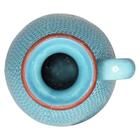 Vaso Aquamare De Cerâmica Decorativo Para Sala Quarto Luxo