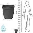 Vaso Aquarela 3,5 (1,7l) Preto Nutriplan