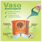 Vaso Auto Irrigável N 04 - Grande - Raiz Branca