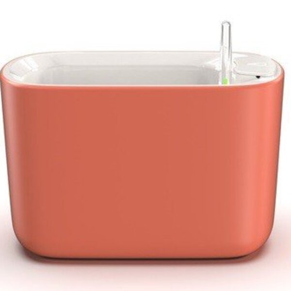 Vaso Auto Irrigável Pequeno Botanika Cor Coral
