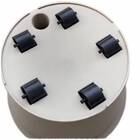 Vaso Autoirrigável Bari Com Rodas 40 (27l) Cinza Taupe Okla