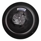 Vaso Autoirrigável Bari Com Rodas 50 (54l) Preto Okla