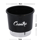 Vaso Autoirrigável Coentro Preto 14x16cm Raiz