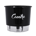 Vaso Autoirrigável Coentro Preto 14x16cm