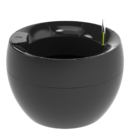 Vaso Autoirrigável Médio Completo Botanika Preto