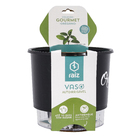 Vaso Autoirrigável Orégano Preto 14x16cm