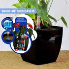 Vaso Autoirrigável Oxford Reservatório (16x16x15) Preto Okla
