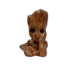 Vaso Baby Groot Em Gesso Esmaltado