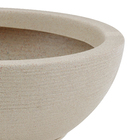 Vaso Bacia Amsterdã Bege Pedra 13x30cm Floridis