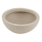 Vaso Bacia Amsterdã Bege Pedra 13x30cm Floridis