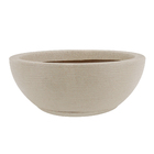 Vaso Bacia Amsterdã Bege Pedra 13x30cm Floridis