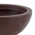 Vaso Bacia Amsterdã Marrom Pedra 13x30cm Floridis