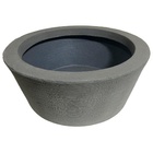 Vaso Bacia De Polietileno Com Textura Para Plantas 37cm - Cin