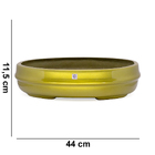 Vaso Bacia Decorativo Osaka Dourado M 11 5x44x36 Cm - D'rossi