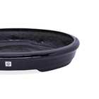 Vaso Bacia Decorativo Osaka Preto P 7x46x35 Cm - Indo Decorar